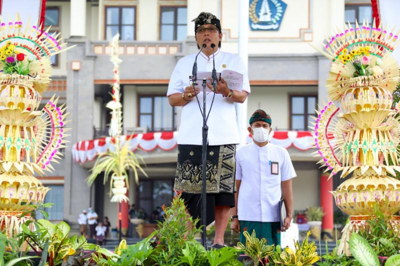 HUT Ibukota Kabupaten Badung Mangupura Ke-12, Diperingati Dengan Apel ...